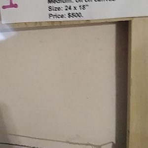 Oil painting on a canvas